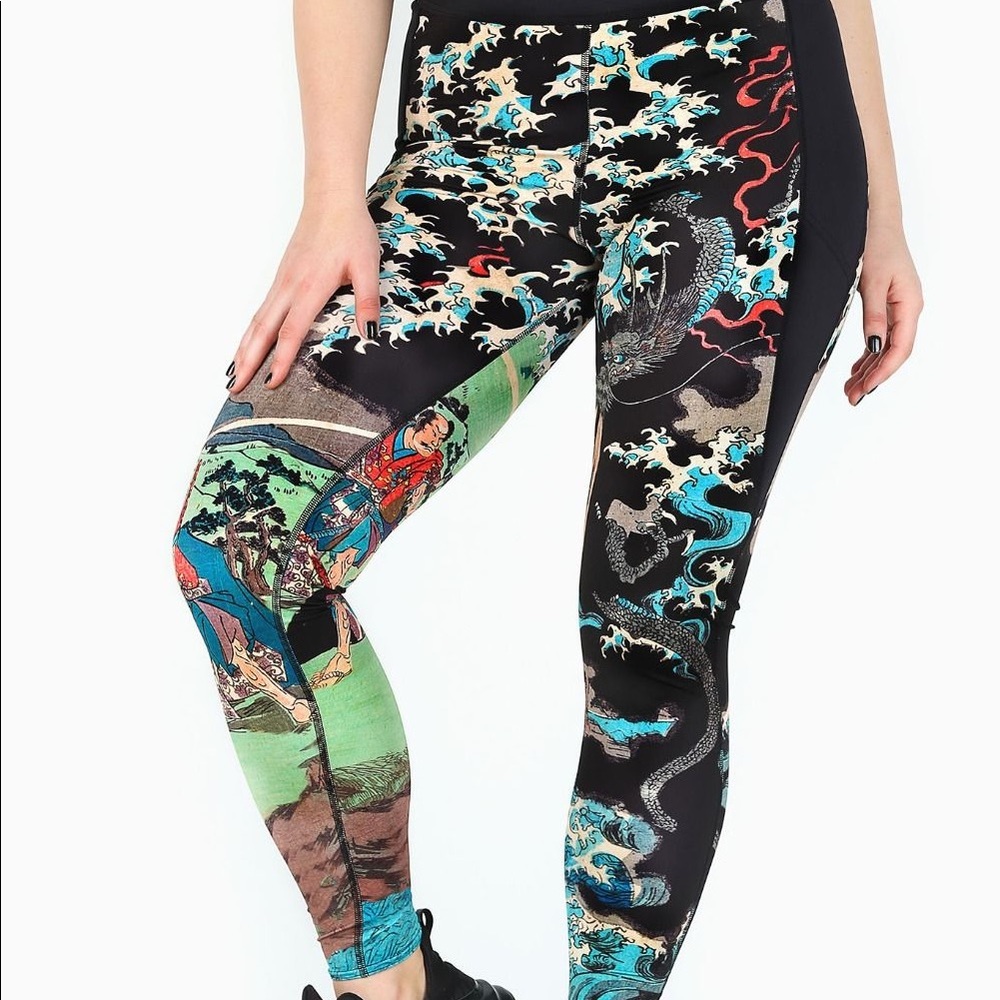 BlackMilk XS ThunderGod High Waisted Ninja Pants